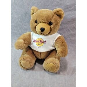 Vintage Hard Rock Cafe Maui Teddy Bear w/ T-shirt 1990 8" Stuffed Animal Toy